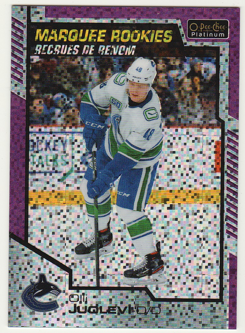 (image for) 2020-21 O-Pee-Chee Platinum Violet Pixels #189 Olli Juolevi